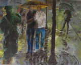 La pluie rapproche les gens (Le soir) - Personnages - People