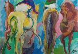 Cavalcade - Aquarelles