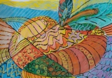 La pomme - Aquarelles