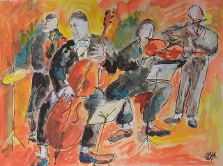 L'Orchestre - Aquarelles