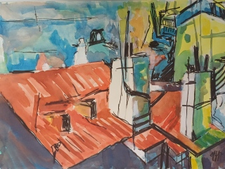 Un toit pour  soi - Aquarelles